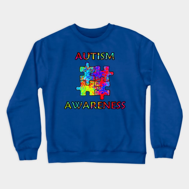 Autism Awareness Crewneck Sweatshirt by Jan4insight TeeStore